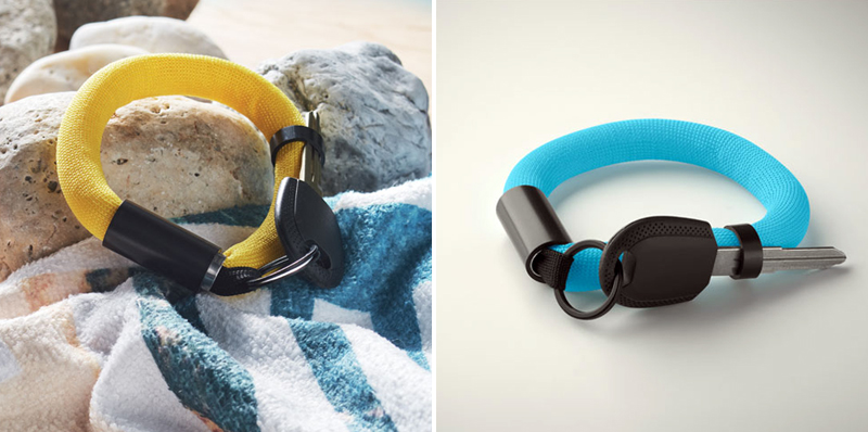 Drijvende sleutelhangers zijn handig en worden overal gezien